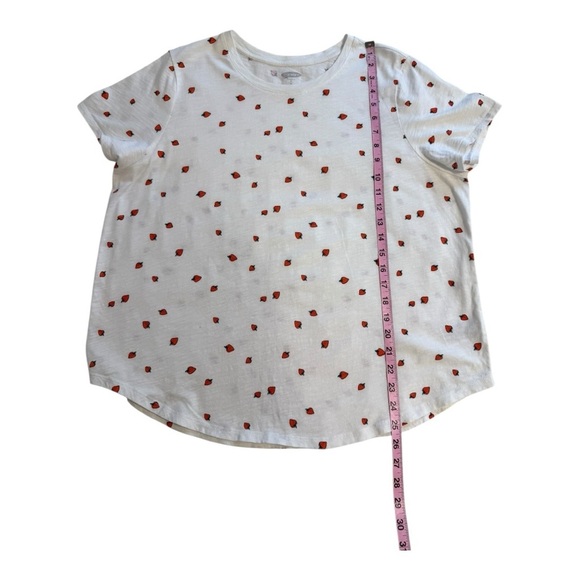 Old Navy EveryWear Strawberry Print Slub-Knit T-Shirt - Size XL - Picture 8 of 10